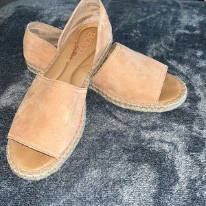 Great used condition Born brand leather espadrilles sz 10